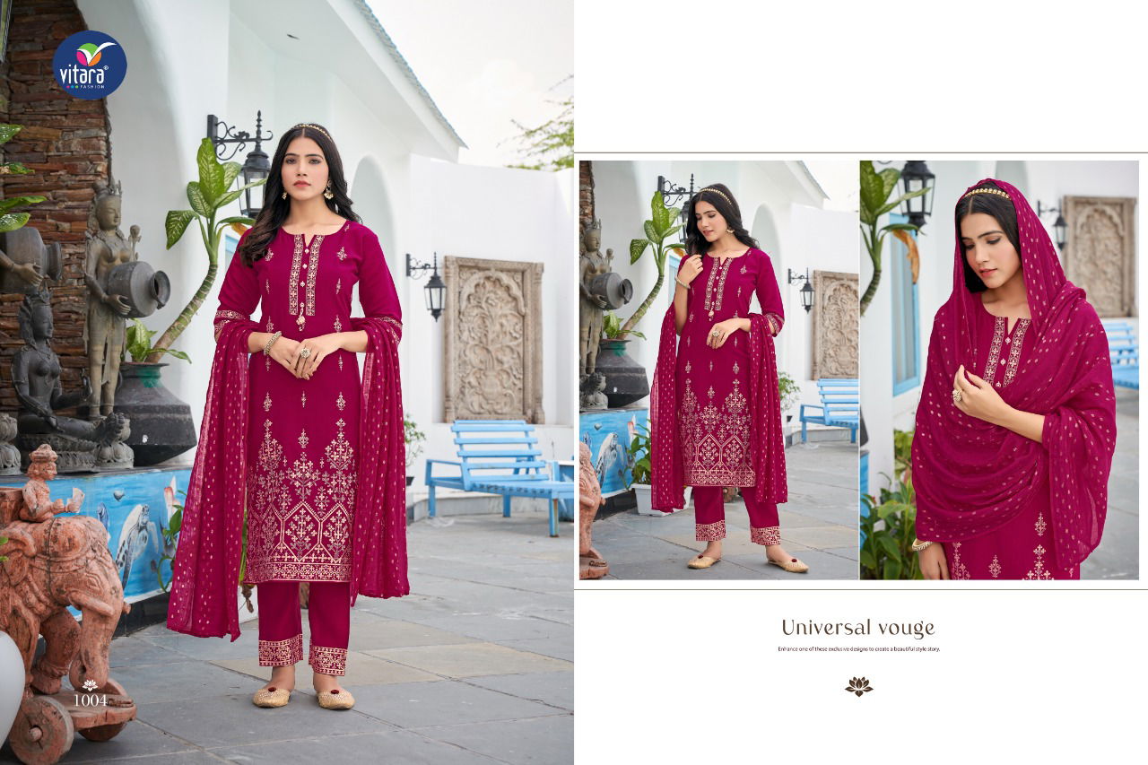 Vitara Perona Function Wear Wholesale Designer Readymade Salwar Suits
